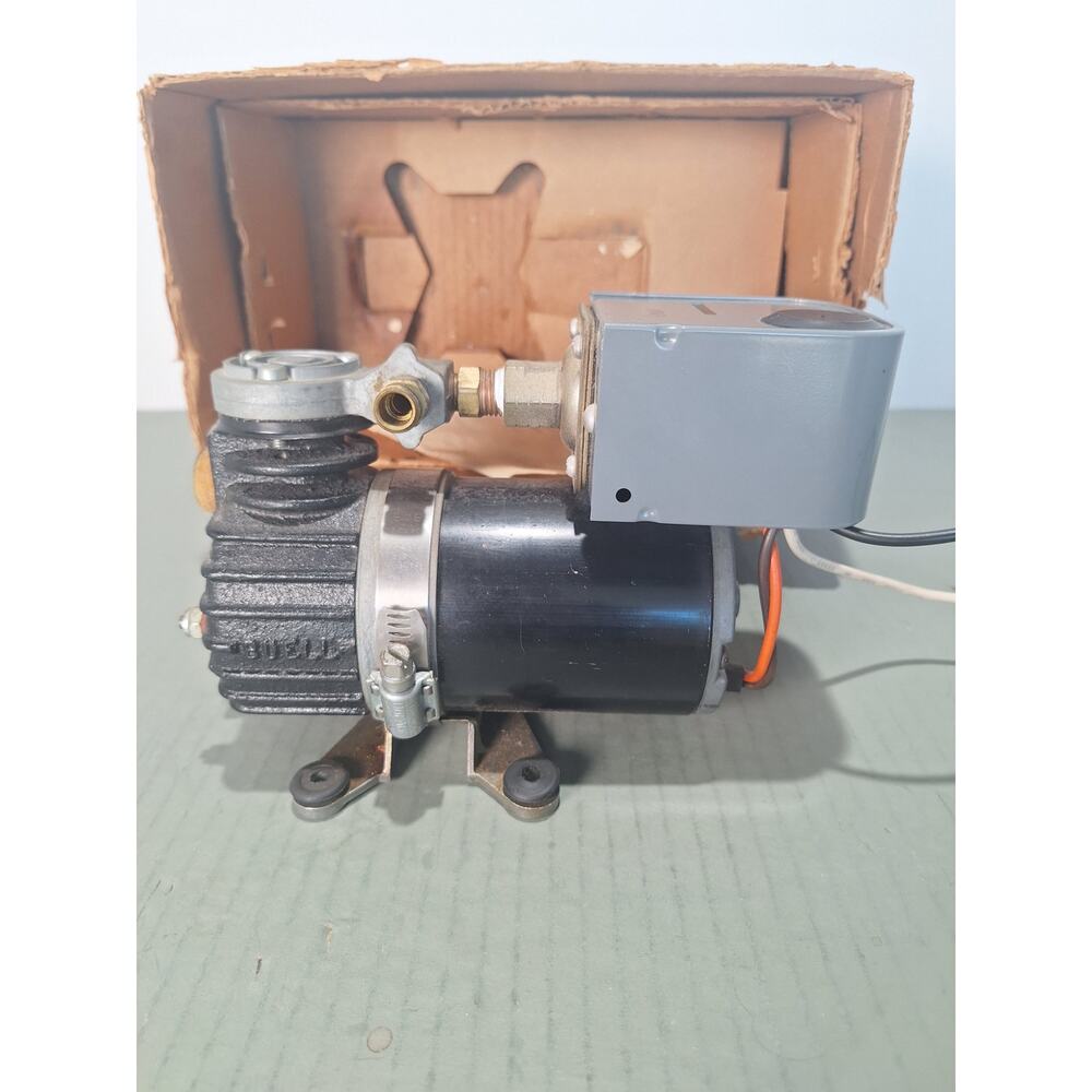 Vintage Buell DC-12 12V Air Compressor Motor Air Horn Pump- Car Truck- Excellent